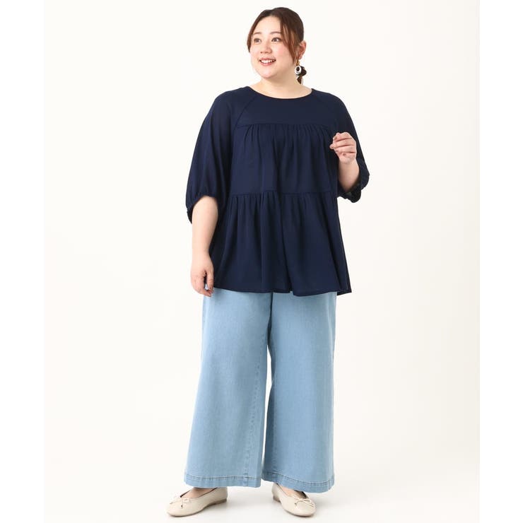 【大きいサイズ】ティアードカットソー | eur3 | 詳細画像20 