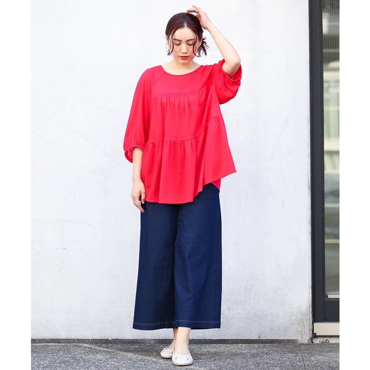 【大きいサイズ】ティアードカットソー | eur3 | 詳細画像3 