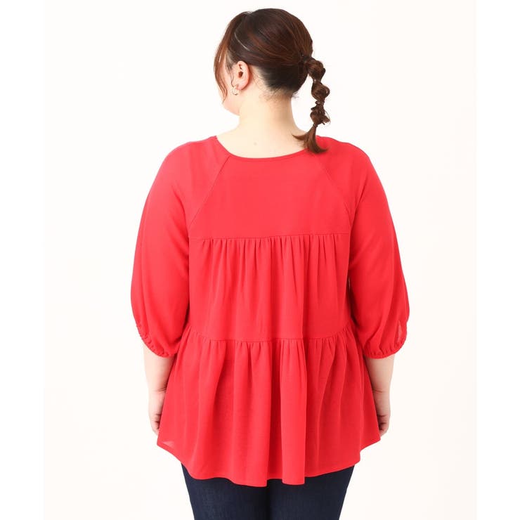 【大きいサイズ】ティアードカットソー | eur3 | 詳細画像7 