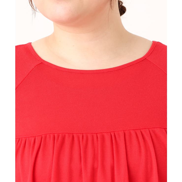 【大きいサイズ】ティアードカットソー | eur3 | 詳細画像8 