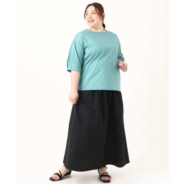 【大きいサイズ】コクーンスリーブカットソー | eur3 | 詳細画像14 