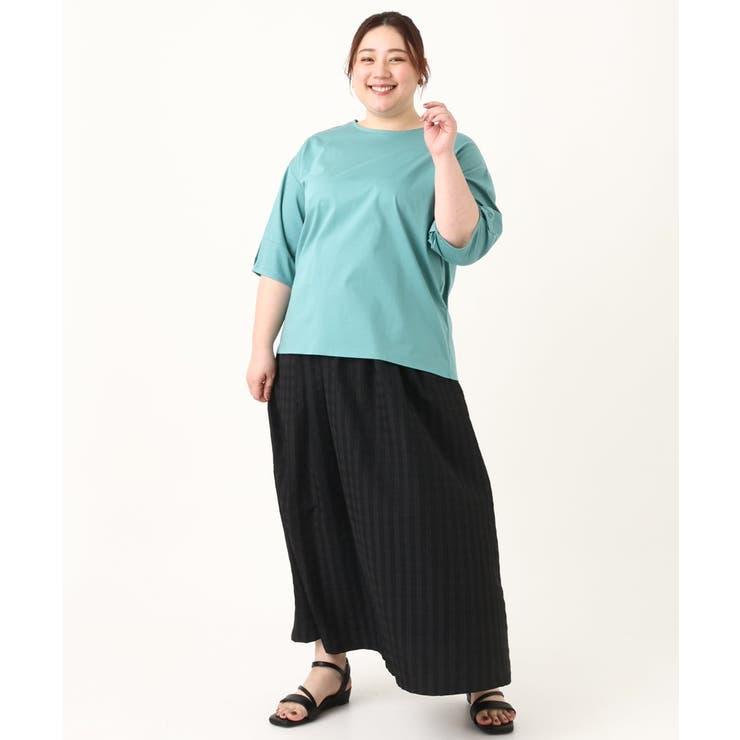 【大きいサイズ】コクーンスリーブカットソー | eur3 | 詳細画像15 