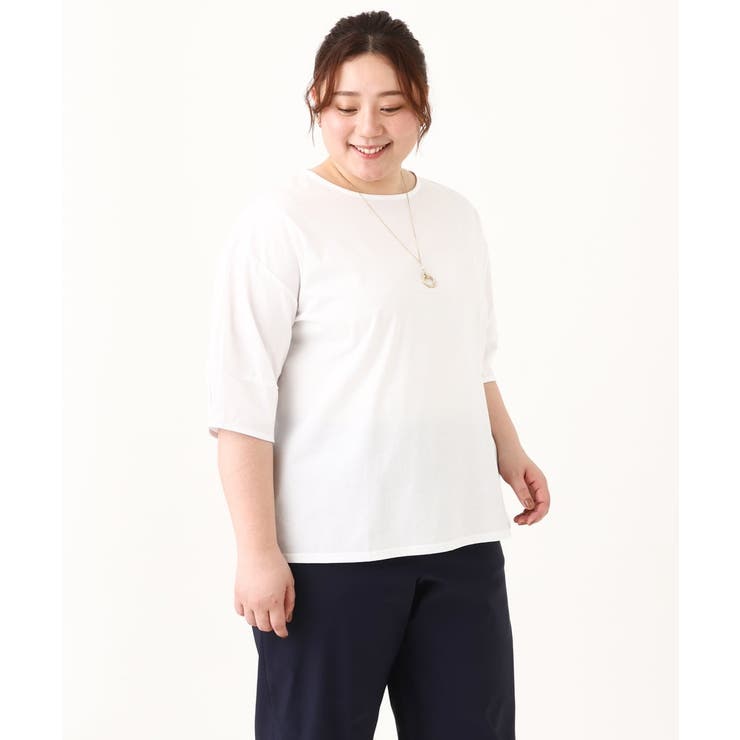 【大きいサイズ】コクーンスリーブカットソー | eur3 | 詳細画像16 