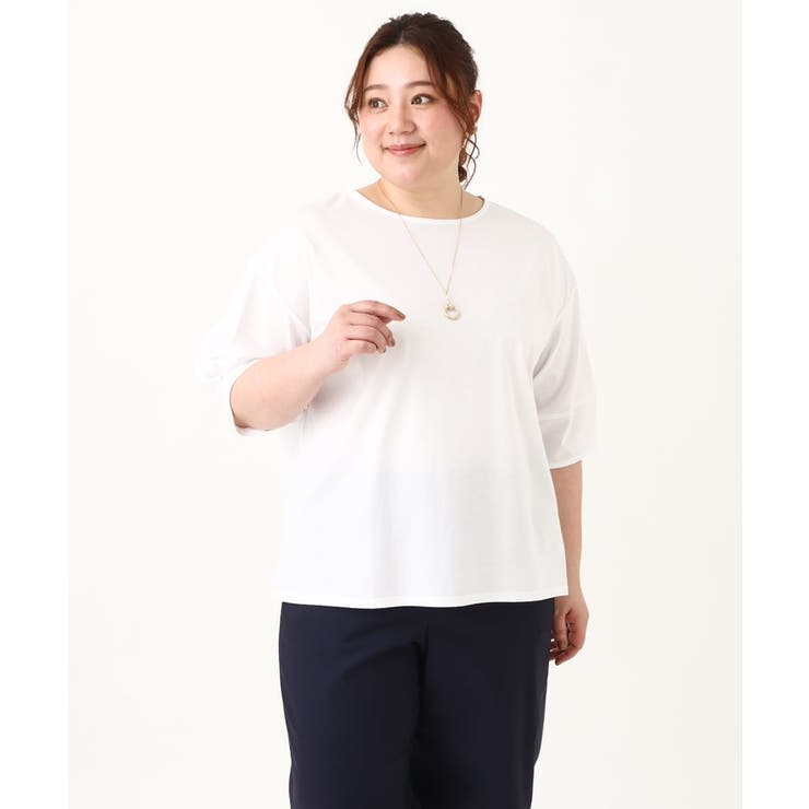 【大きいサイズ】コクーンスリーブカットソー | eur3 | 詳細画像17 