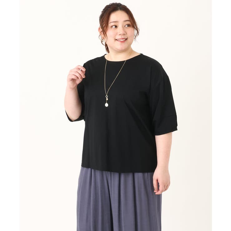 【大きいサイズ】コクーンスリーブカットソー | eur3 | 詳細画像21 