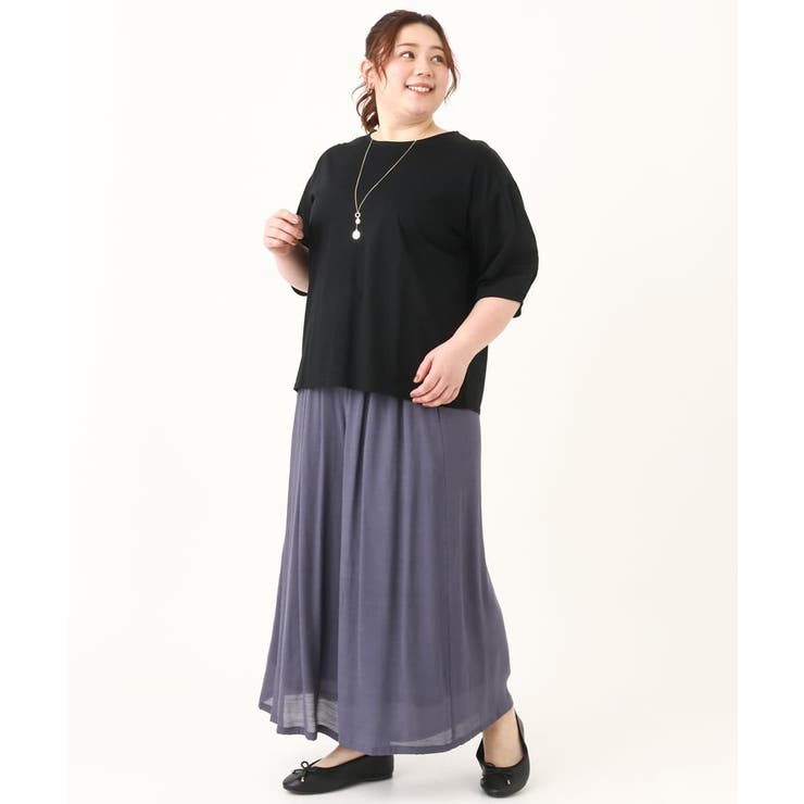 【大きいサイズ】コクーンスリーブカットソー | eur3 | 詳細画像22 