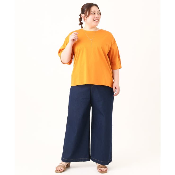 【大きいサイズ】コクーンスリーブカットソー | eur3 | 詳細画像4 