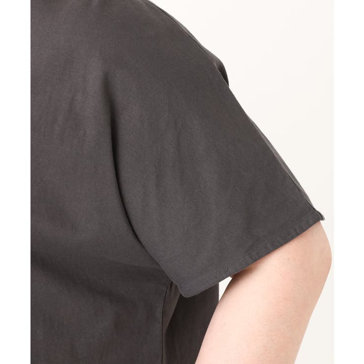 【大きいサイズ/soso×eur3】Tシャツ×プリーツタンクトップセット | eur3 | 詳細画像12 