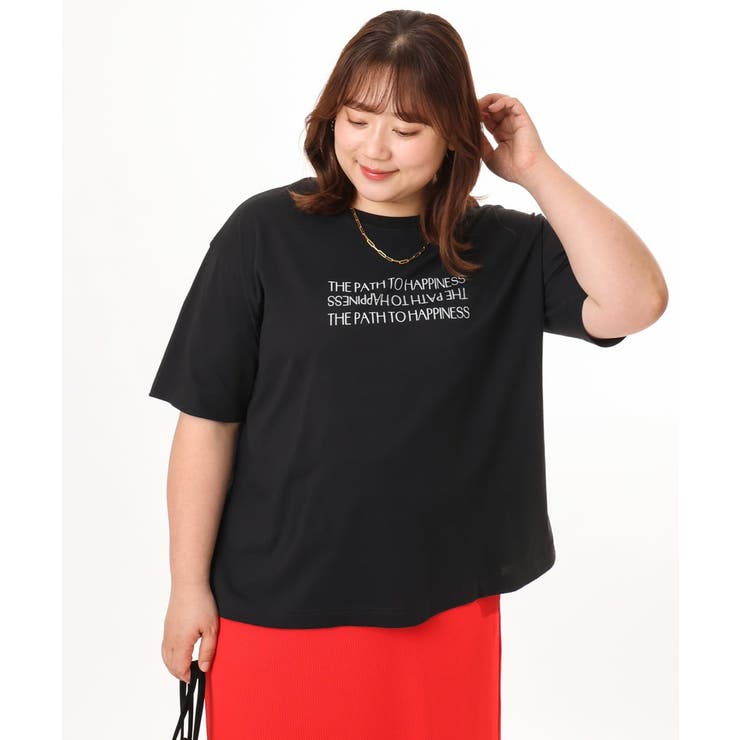 【大きいサイズ/機能素材】フロッキーロゴTシャツ | eur3 | 詳細画像18 