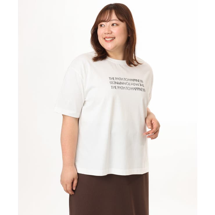 【大きいサイズ/機能素材】フロッキーロゴTシャツ | eur3 | 詳細画像4 