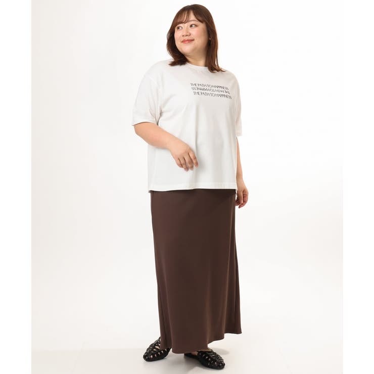 【大きいサイズ/機能素材】フロッキーロゴTシャツ | eur3 | 詳細画像7 