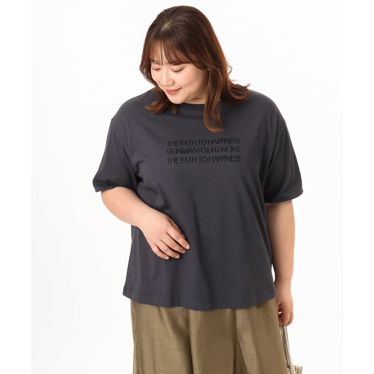 【大きいサイズ/機能素材】フロッキーロゴTシャツ | eur3 | 詳細画像9 