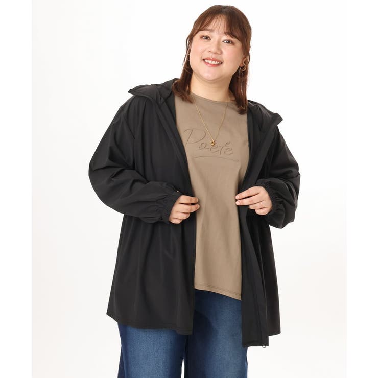 【大きいサイズ/UVカット/接触冷感】コットンエンボスロゴＴシャツ | eur3 | 詳細画像12 