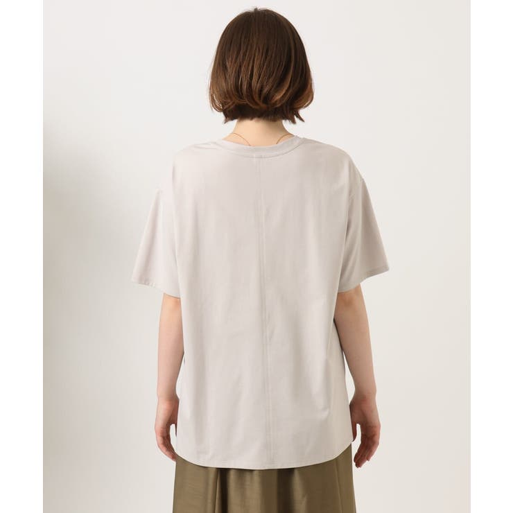 【大きいサイズ】ジップポケットコットンTシャツ | eur3 | 詳細画像4 