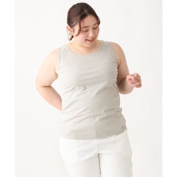 【大きいサイズ】2WAYラメタンクトップ | eur3 | 詳細画像10 