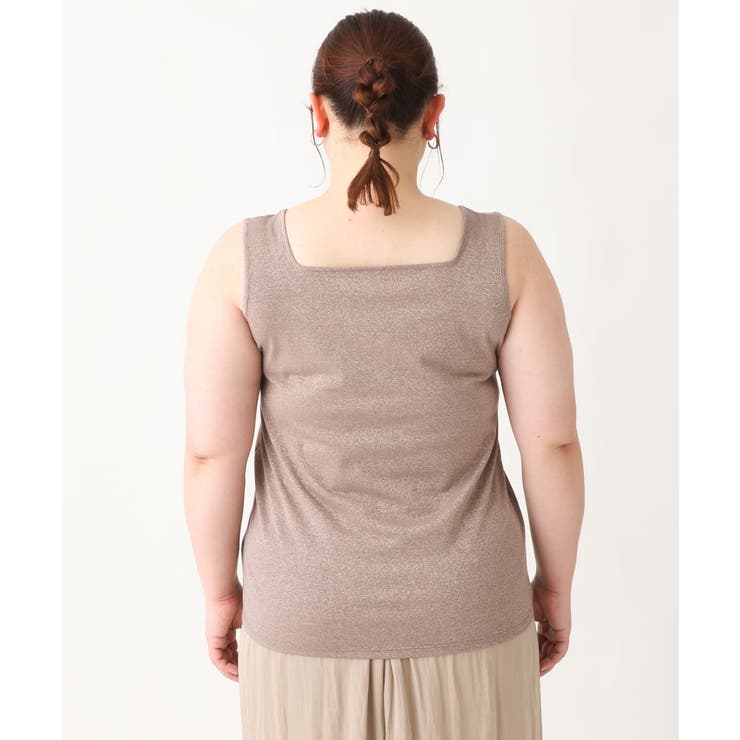 【大きいサイズ】2WAYラメタンクトップ | eur3 | 詳細画像3 
