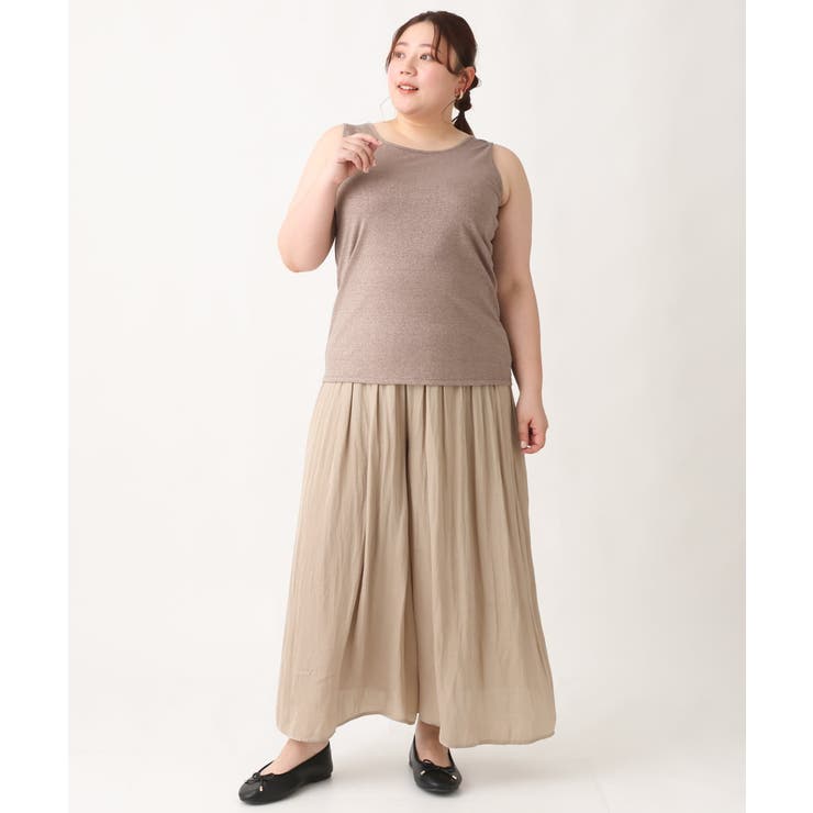 【大きいサイズ】2WAYラメタンクトップ | eur3 | 詳細画像9 