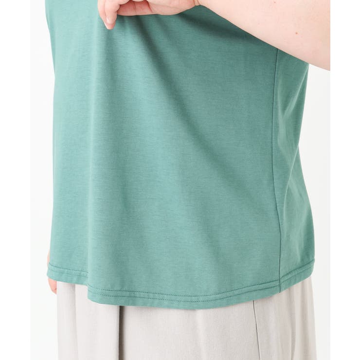 【大きいサイズ】シアーねじり袖トップス | eur3 | 詳細画像10 