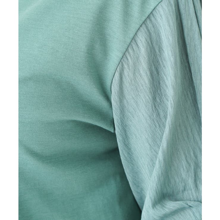 【大きいサイズ】シアーねじり袖トップス | eur3 | 詳細画像11 