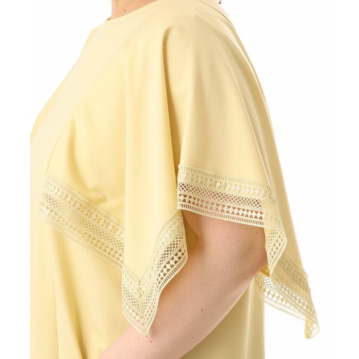 【大きいサイズ/a.v.v×eur3】接触冷感ハンカチーフスリーブカットソー | eur3 | 詳細画像12 