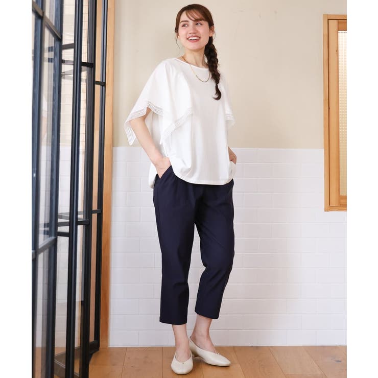 【大きいサイズ/a.v.v×eur3】接触冷感ハンカチーフスリーブカットソー | eur3 | 詳細画像24 