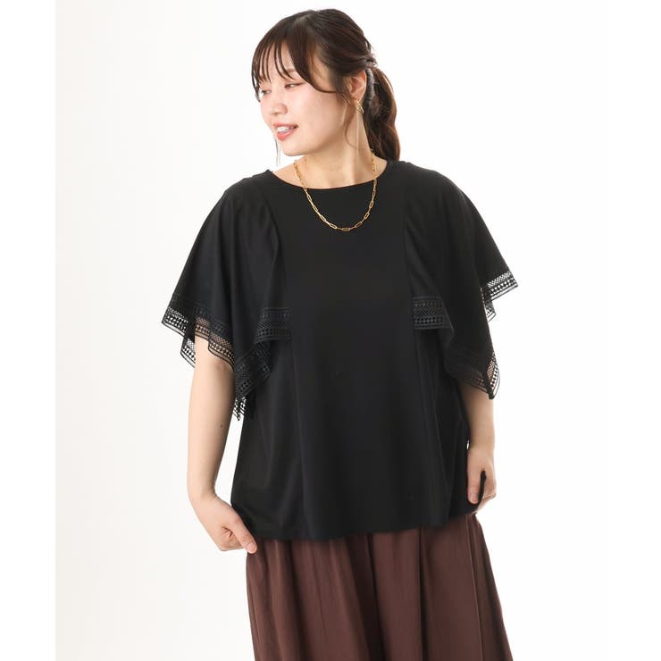 【大きいサイズ/a.v.v×eur3】接触冷感ハンカチーフスリーブカットソー | eur3 | 詳細画像27 