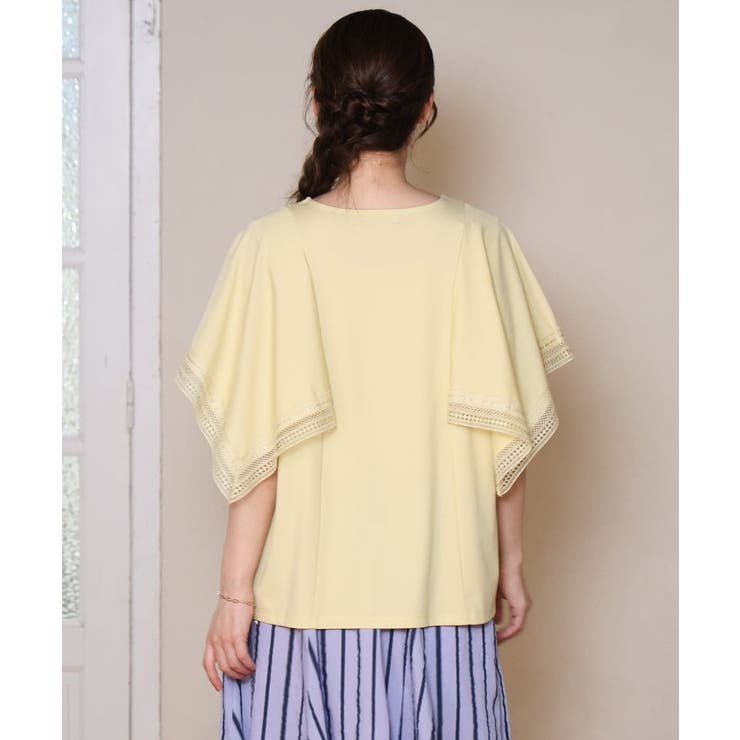 【大きいサイズ/a.v.v×eur3】接触冷感ハンカチーフスリーブカットソー | eur3 | 詳細画像3 