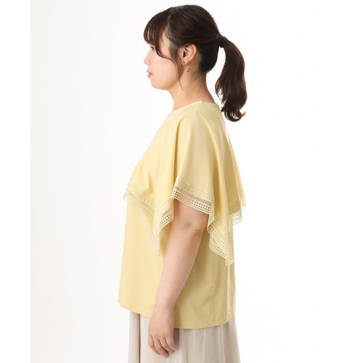 【大きいサイズ/a.v.v×eur3】接触冷感ハンカチーフスリーブカットソー | eur3 | 詳細画像9 