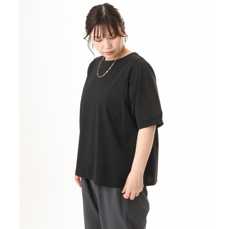 【大きいサイズ/UVカット】接触冷感パフスリーブカットソー | eur3 | 詳細画像19 