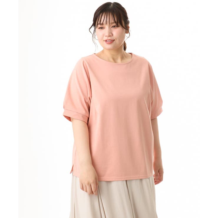 【大きいサイズ/UVカット】接触冷感パフスリーブカットソー | eur3 | 詳細画像2 