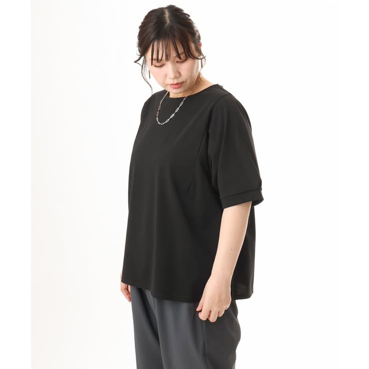 【大きいサイズ/UVカット】接触冷感パフスリーブカットソー | eur3 | 詳細画像24 