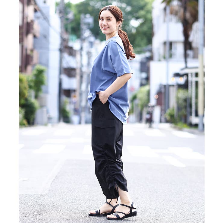 【大きいサイズ/汗染み防止】Vネックカットソー | eur3 | 詳細画像3 