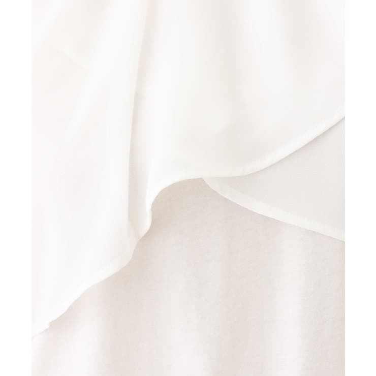【大きいサイズ/a.v.v×eur3】シフォンケープレイヤードトップス | eur3 | 詳細画像13 