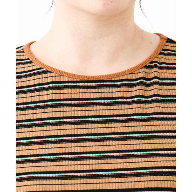【大きいサイズ】レトロボーダーカットソー | eur3 | 詳細画像13 
