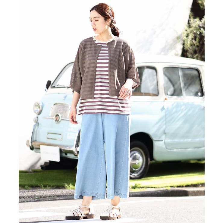 【大きいサイズ】レトロボーダーカットソー | eur3 | 詳細画像4 