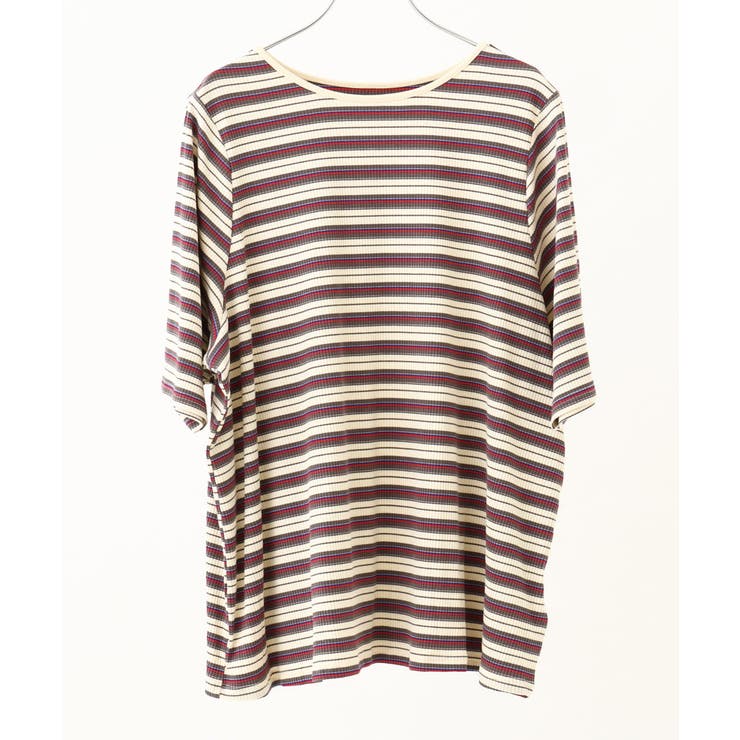 【大きいサイズ】レトロボーダーカットソー | eur3 | 詳細画像5 