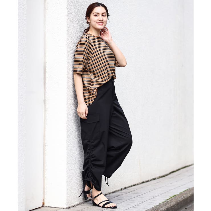 【大きいサイズ】レトロボーダーカットソー | eur3 | 詳細画像8 