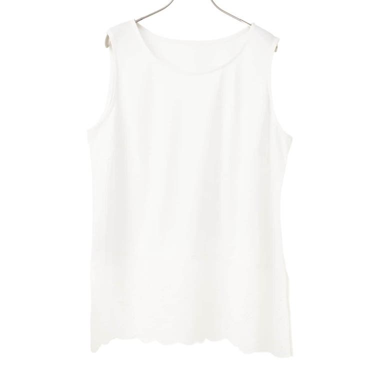 【大きいサイズ】裾レースタンクトップ | eur3 | 詳細画像6 