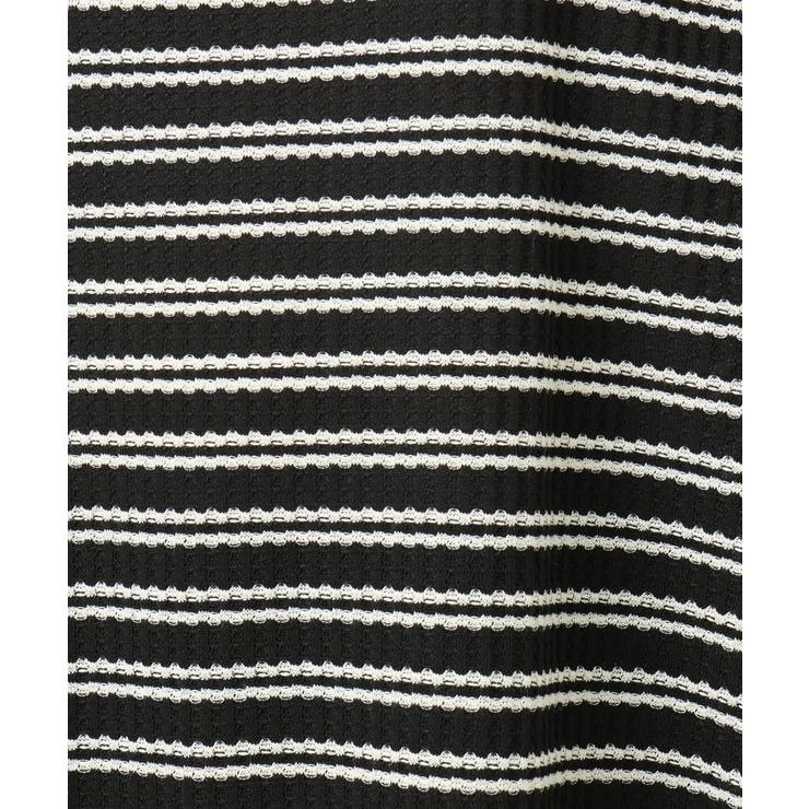 【大きいサイズ】ワッフルボーダーチュニック | eur3 | 詳細画像15 