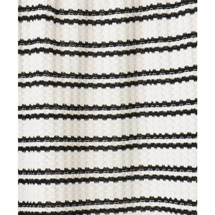 【大きいサイズ】ワッフルボーダーチュニック | eur3 | 詳細画像6 