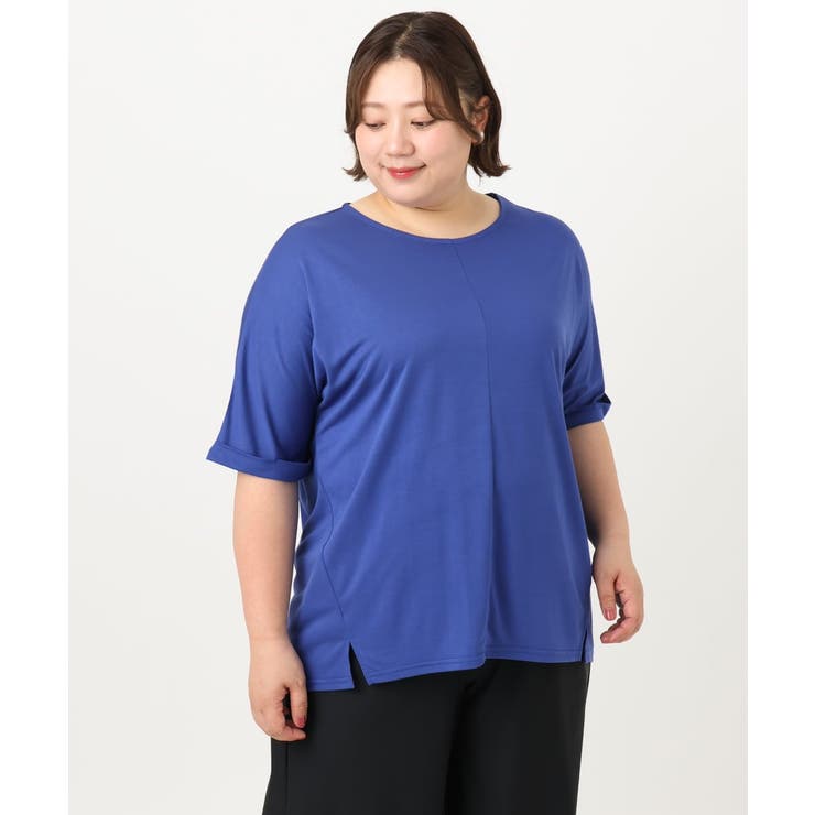 【大きいサイズ/接触冷感】UVカットロールアップスリーブTシャツ | eur3 | 詳細画像11 