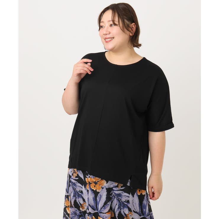 【大きいサイズ/接触冷感】UVカットロールアップスリーブTシャツ | eur3 | 詳細画像19 