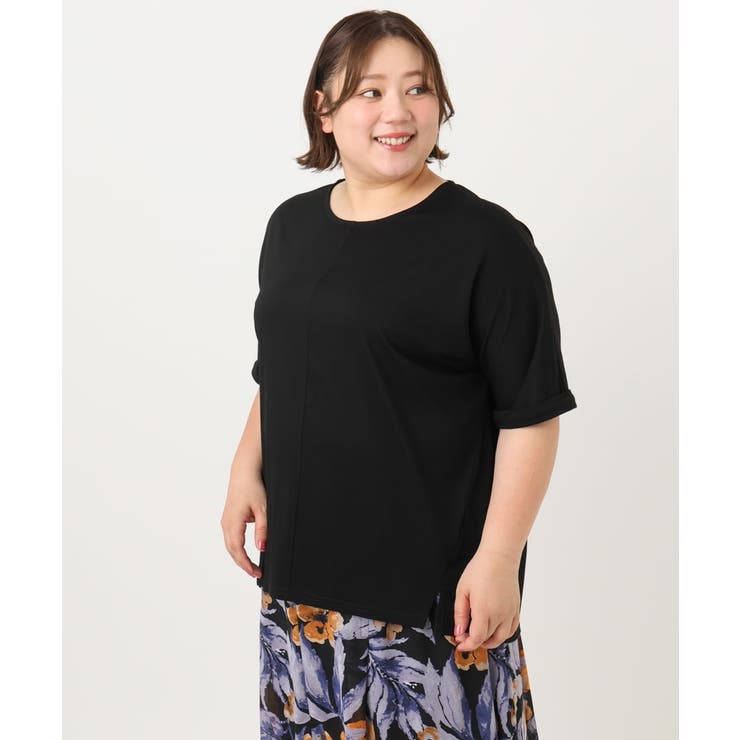 【大きいサイズ/接触冷感】UVカットロールアップスリーブTシャツ | eur3 | 詳細画像20 