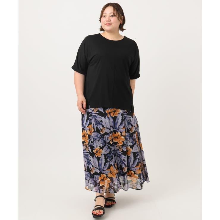 【大きいサイズ/接触冷感】UVカットロールアップスリーブTシャツ | eur3 | 詳細画像22 