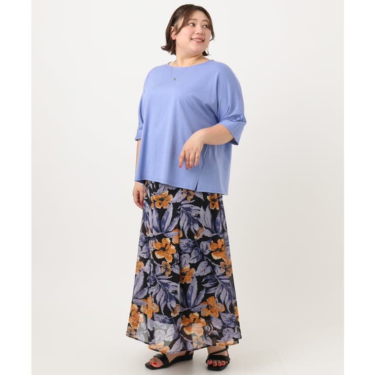 【大きいサイズ/抗菌・消臭】コットンラグランスリーブトップス | eur3 | 詳細画像15 