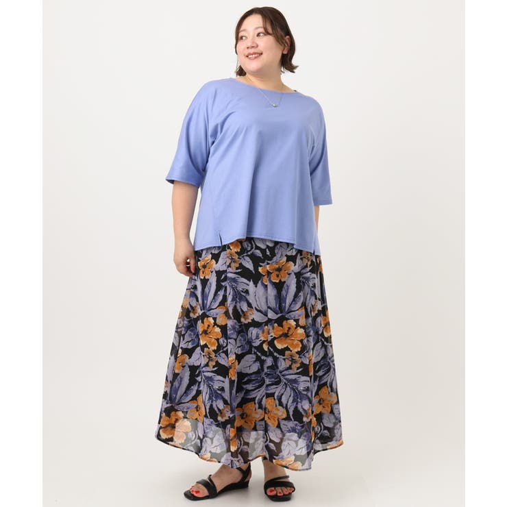 【大きいサイズ/抗菌・消臭】コットンラグランスリーブトップス | eur3 | 詳細画像16 