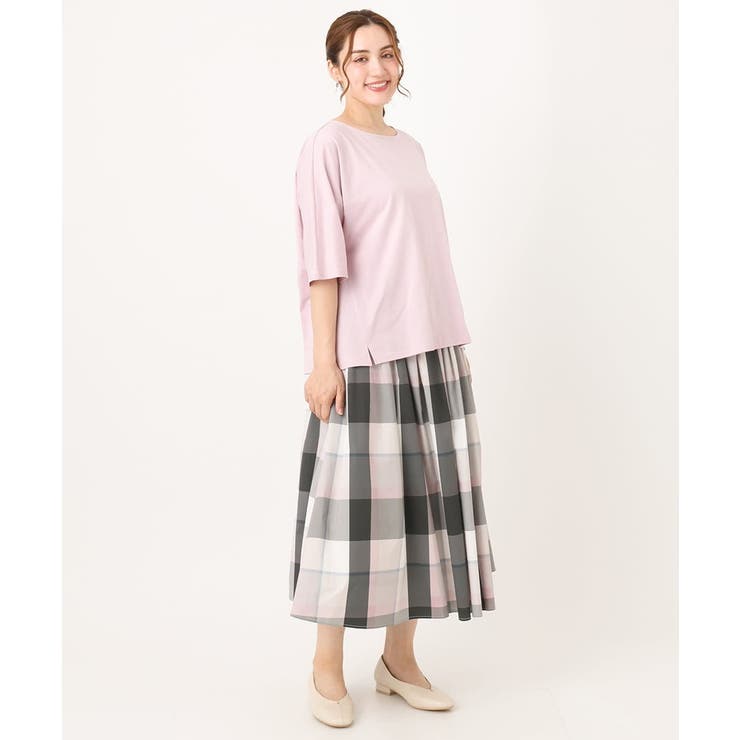 【大きいサイズ/抗菌・消臭】コットンラグランスリーブトップス | eur3 | 詳細画像5 