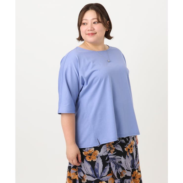 【大きいサイズ/抗菌・消臭】コットンラグランスリーブトップス | eur3 | 詳細画像6 