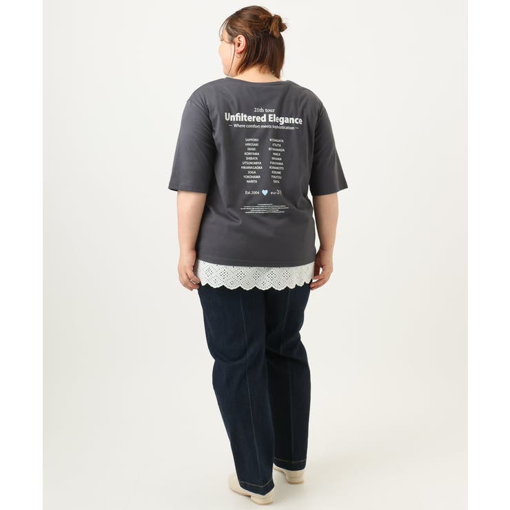 【大きいサイズ】アニバーサリーバックプリントTシャツ | eur3 | 詳細画像28 