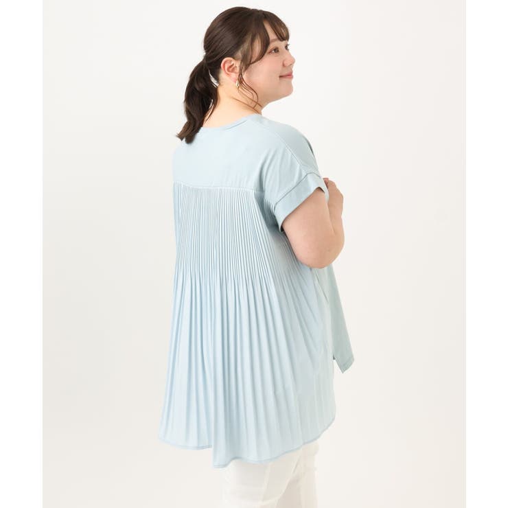 【大きいサイズ/a.v.v×eur3】バックプリーツトップス | eur3 | 詳細画像14 
